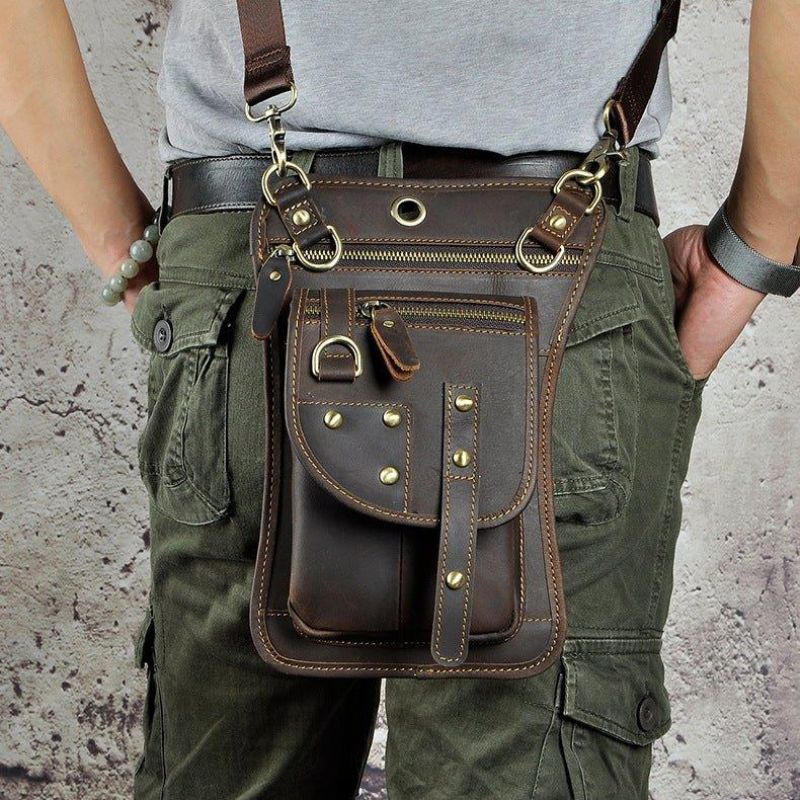 Belt Waist Pack Drop Leg Cross Over Bag