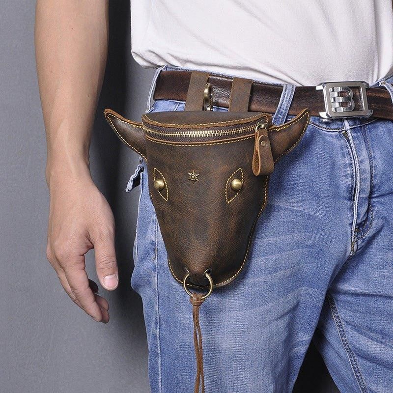 Cool Cow Head Comb Fanny Pack