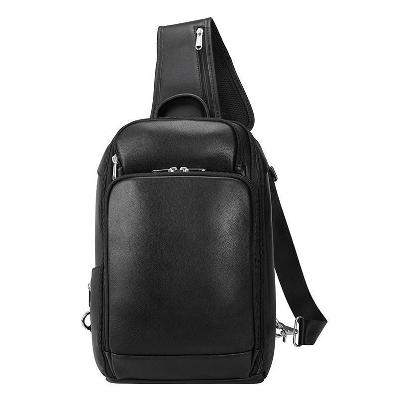 Crossbody Férfi Bőr Mellkastáska