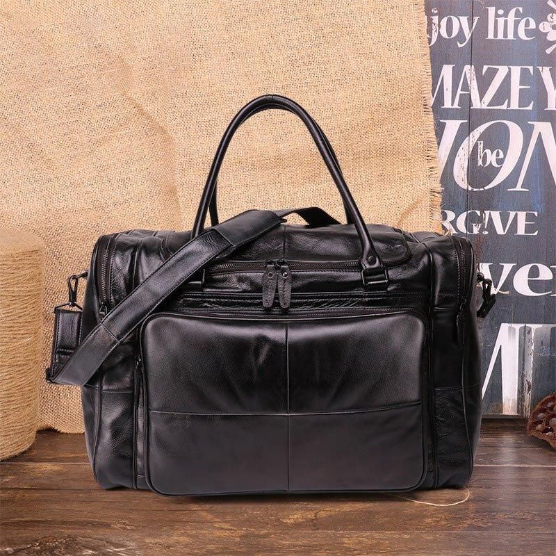 Designer Weekender Bag Növényi Bőrből Cserzett