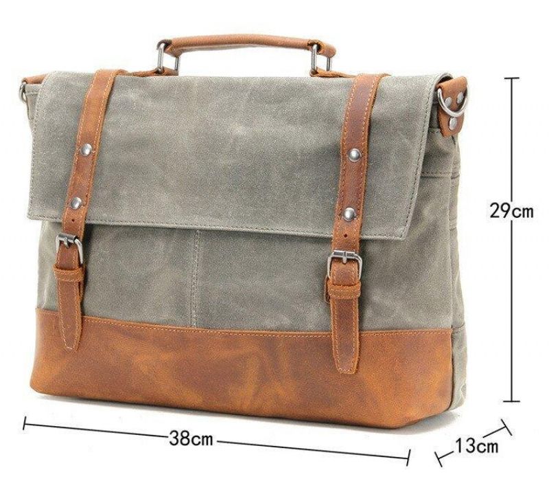 Férfi Laptop Messenger Vászontáska