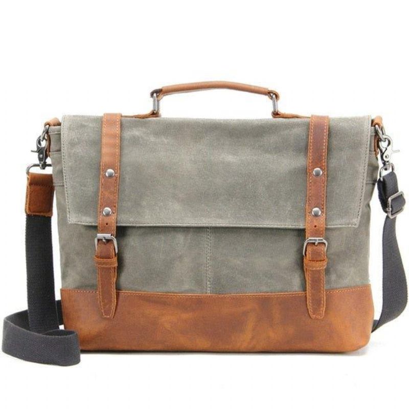 Férfi Laptop Messenger Vászontáska