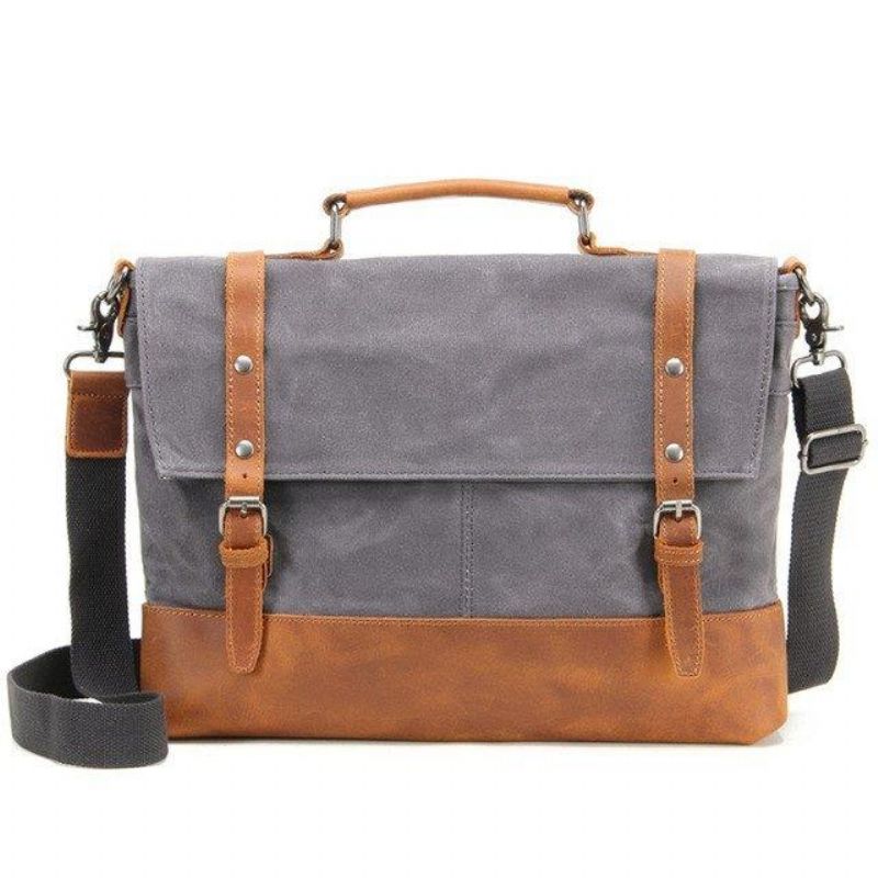 Férfi Laptop Messenger Vászontáska