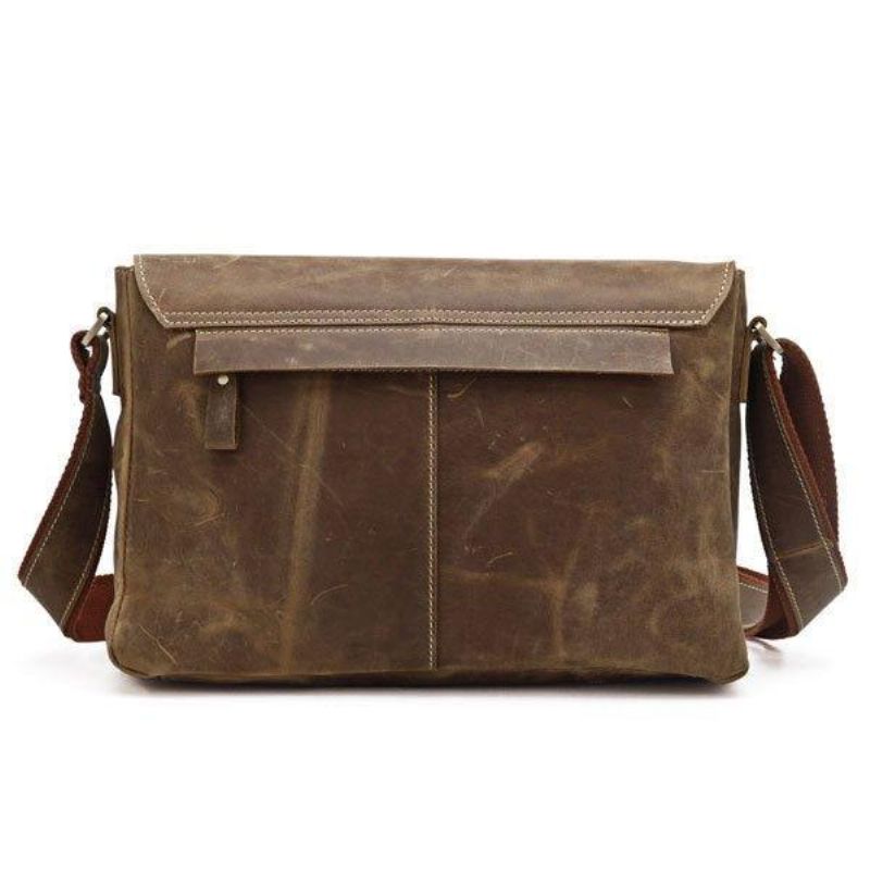 Férfi Vintage Bőr Crossbody Futártáska