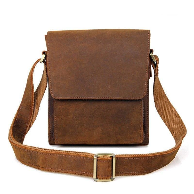 Kis Táska Crossbody Bőr Férfiaknak