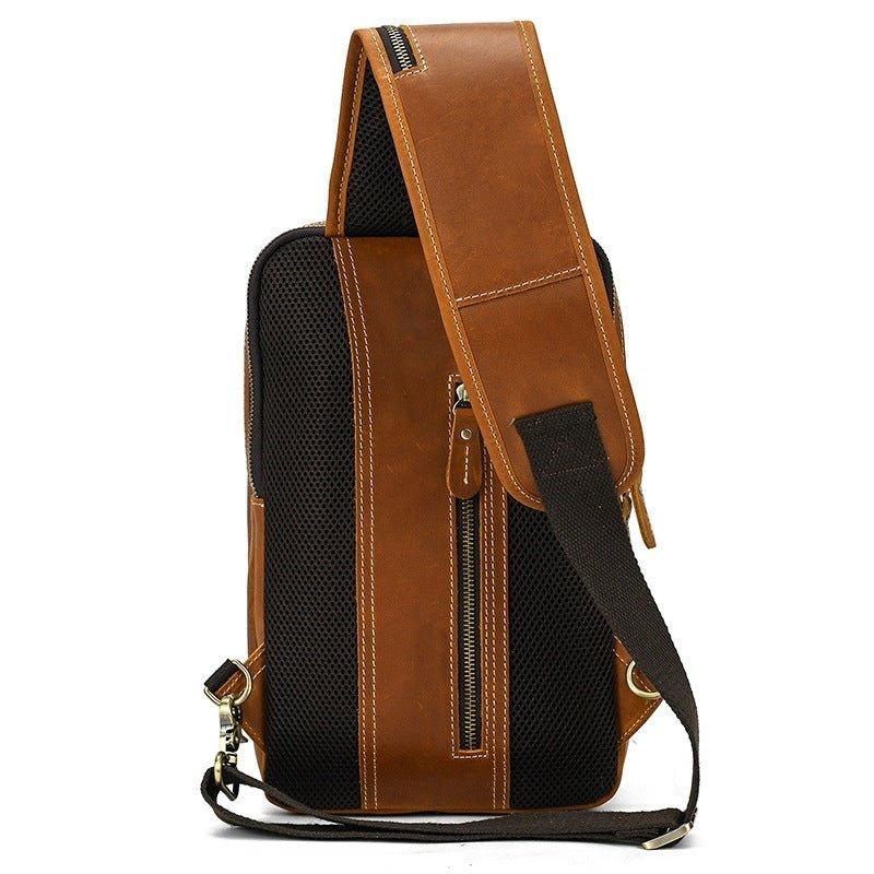 Marhabőr Cross Body Sling Táska Férfiaknak