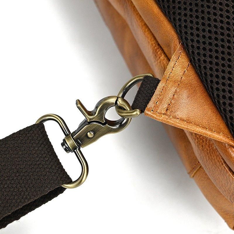 Marhabőr Cross Body Sling Táska Férfiaknak