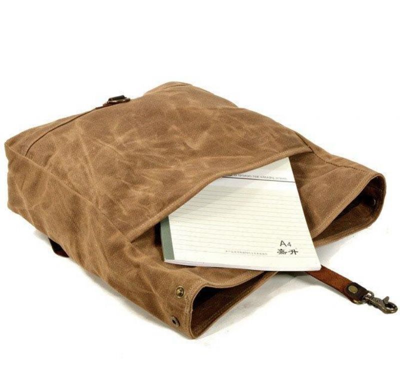 Vintage Canvas Messenger Bag Laptop És Motobags