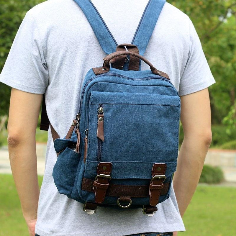 Vintage Canvas Messenger Sling Táska