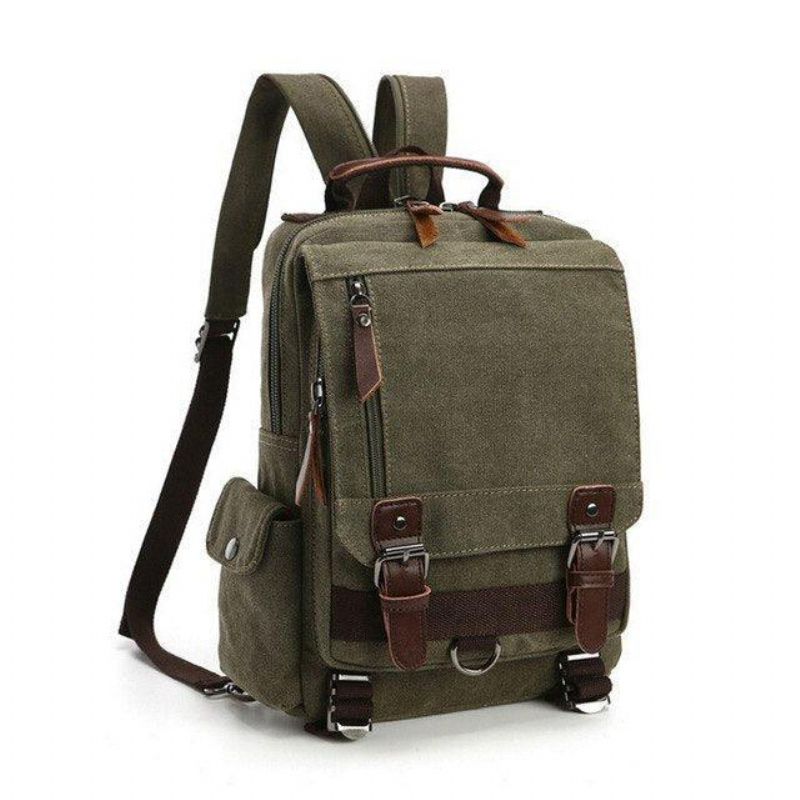 Vintage Canvas Messenger Sling Táska