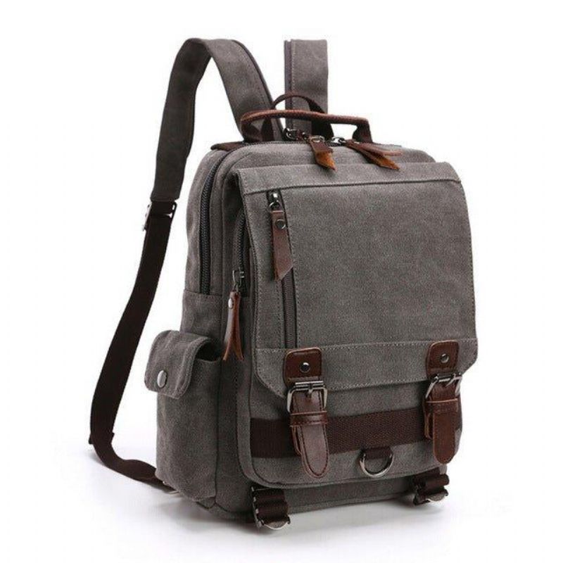 Vintage Canvas Messenger Sling Táska