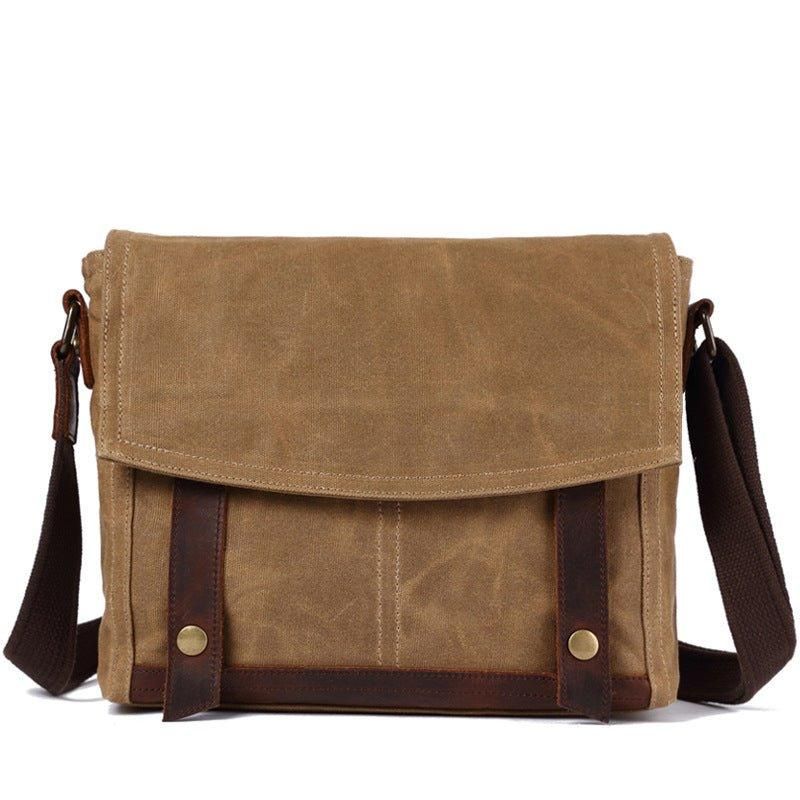 Vintage Messenger Bag Vászon Crossbody Férfiaknak